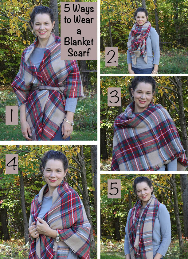 5 Ways to Wear a Blanket Scarf