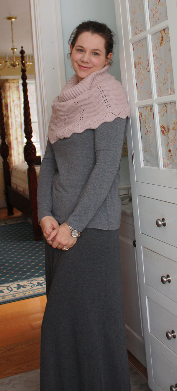 pink-cowl-grey-skirt