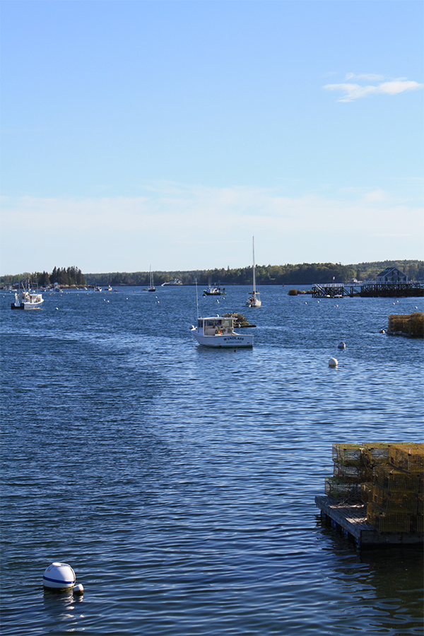 boat in Boothbay Harbor, Maine